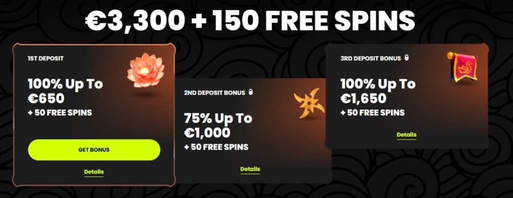 spin samurai bonus